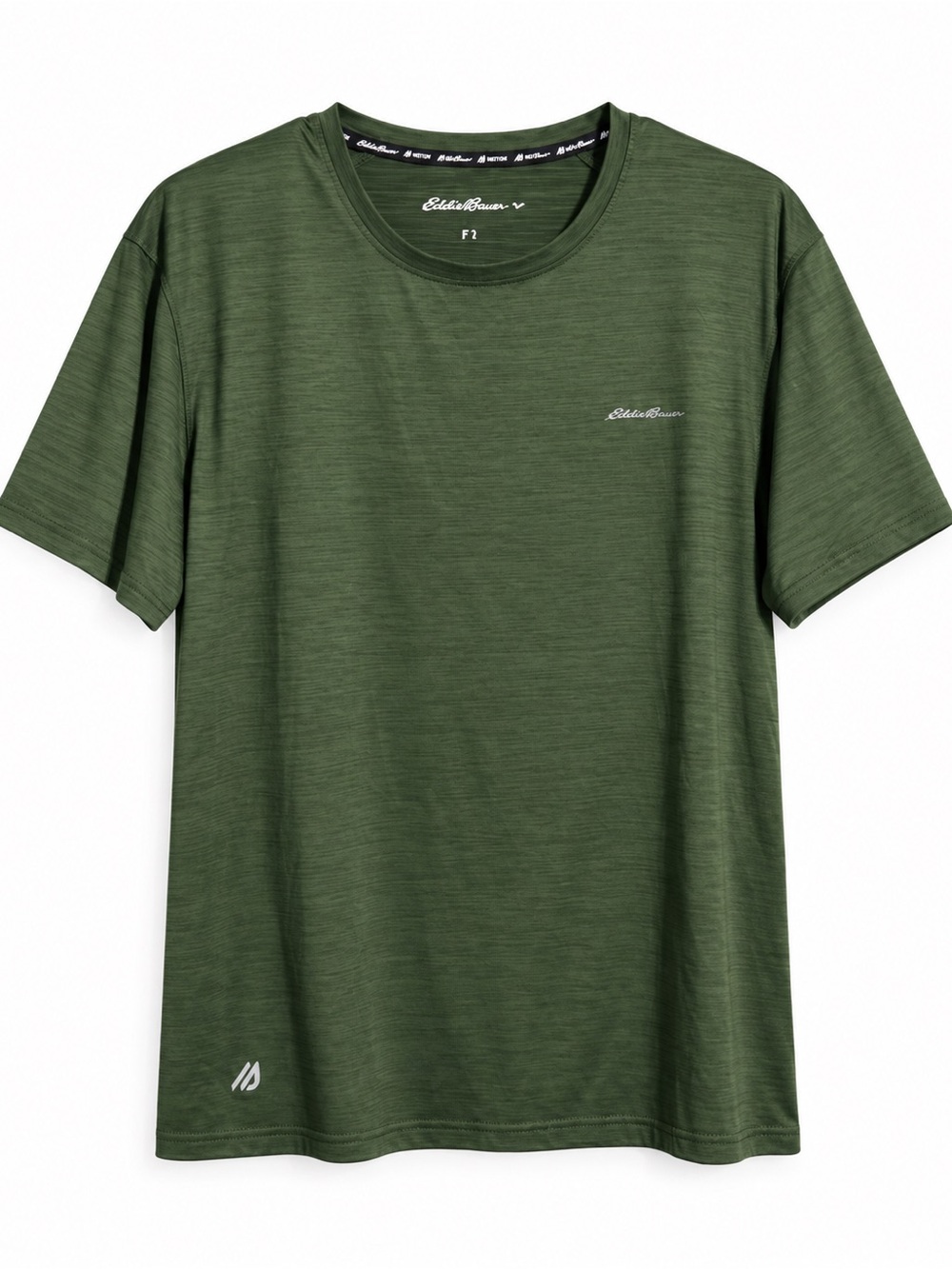 Eddie Bauer Motion Men’s XL Olive Green Performance Athletic T-Shirt